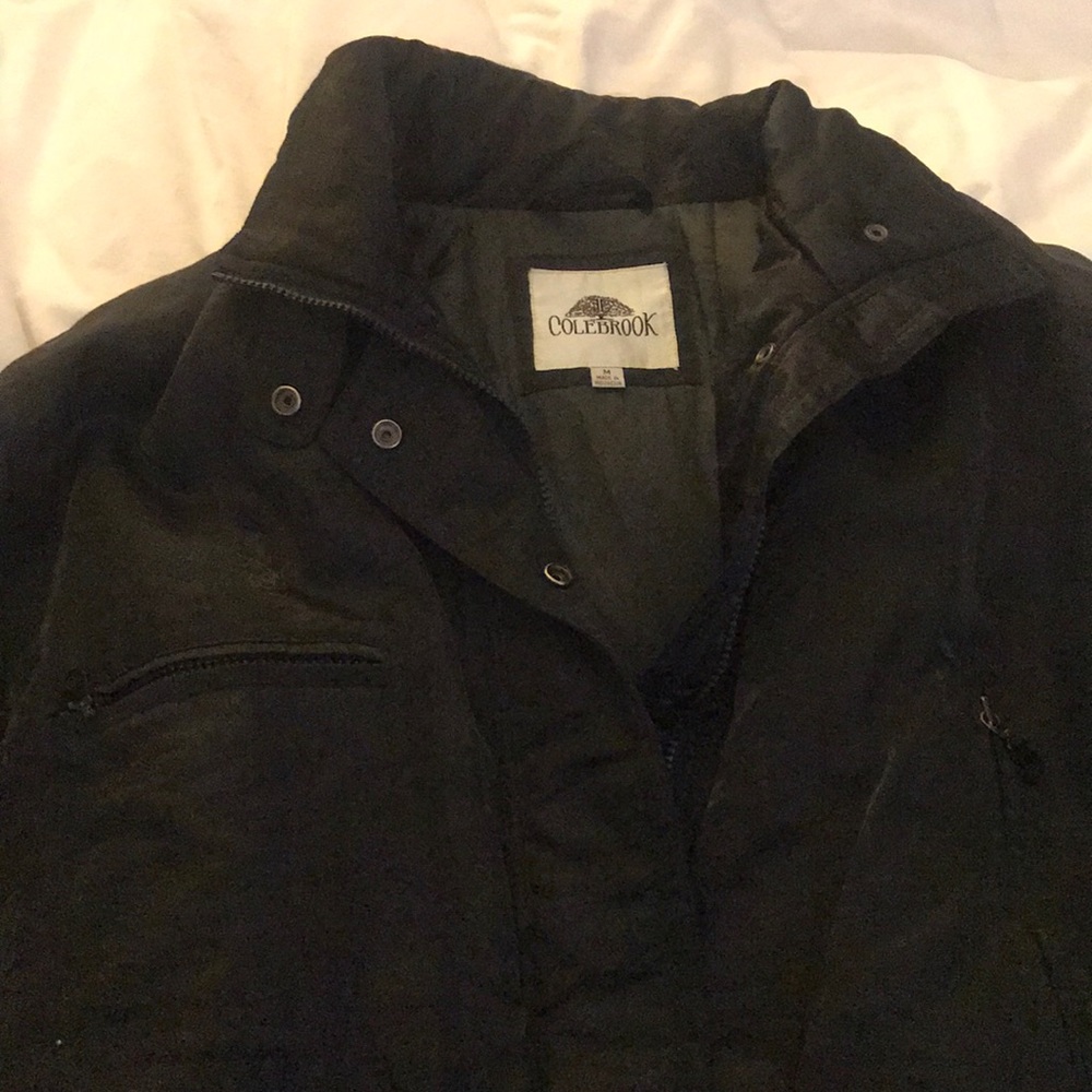 BLACK Colebrook coat, size medium
